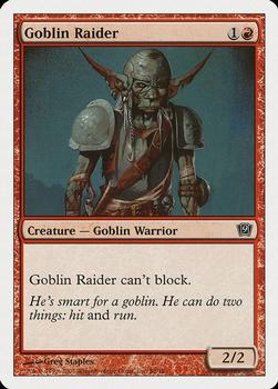 2005 Magic the Gathering 9th Edition #S8 Goblin Raider Front