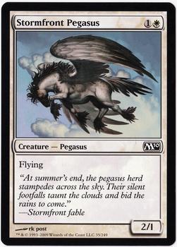 2009 Magic the Gathering 2010 Core Set #35 Stormfront Pegasus Front