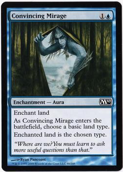 2009 Magic the Gathering 2010 Core Set #46 Convincing Mirage Front