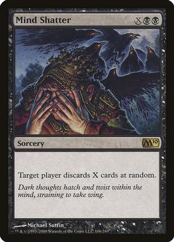 2009 Magic the Gathering 2010 Core Set #106 Mind Shatter Front