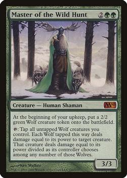 2009 Magic the Gathering 2010 Core Set #191 Master of the Wild Hunt Front