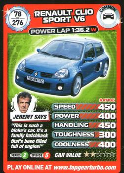 2009 Top Gear Turbo Challenge #78 Renault Clio Sport V6 Front