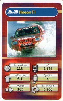 2005 Chad Valley Trumps Paris Dakar Rally #A3 Nissan T1 Front