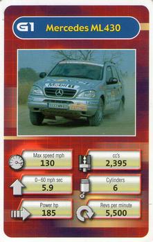 2005 Chad Valley Trumps Paris Dakar Rally #G1 Mercedes ML430 Front