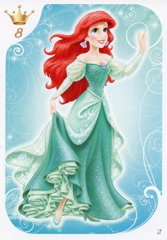 2013 Topps Disney Princess Trading Card Game #2 Ariel Front