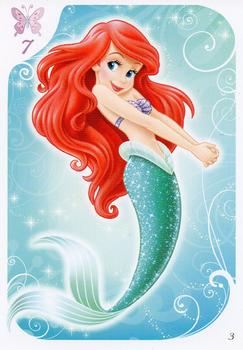 2013 Topps Disney Princess Trading Card Game #3 Ariel Front