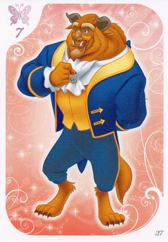 2013 Topps Disney Princess Trading Card Game #27 The Beast Front
