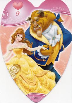 2013 Topps Disney Princess Trading Card Game #163 Belle and the Beast Front