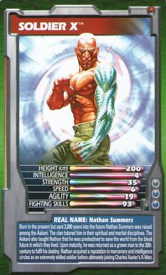 2003 Top Trumps Marvel Comic Heroes 2 #NNO Soldier X Front