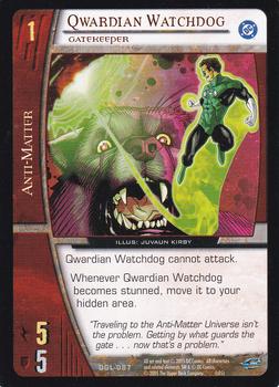 2005 Upper Deck Entertainment DC VS System Green Lantern Corps #DGL-087 Qwardian Watchdog: Gatekeeper Front