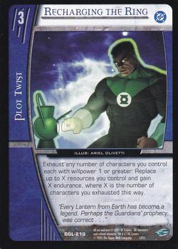 2005 Upper Deck Entertainment DC VS System Green Lantern Corps #DGL-210 Recharging the Ring Front
