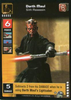 2000 Decipher Young Jedi: Enhanced Menace of Darth Maul #P4 Darth Maul Front