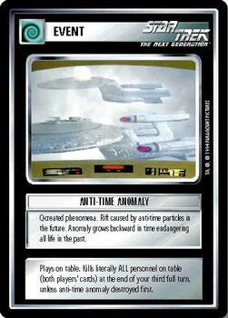 1995 Decipher Star Trek Premiere Unlimited Edition Beta #NNO Anti-Time Anomaly Front