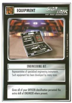 1995 Decipher Star Trek Premiere Unlimited Edition Beta #NNO Engineering Kit Front