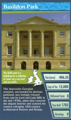 2010 Top Trumps National Trust Best of Britain 30 Days Out #NNO Basildon Park Front