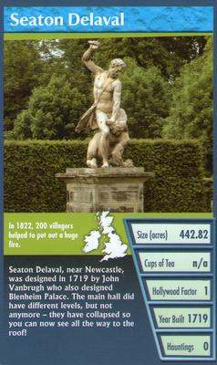 2010 Top Trumps National Trust Best of Britain 30 Days Out #NNO Seaton Delaval Front