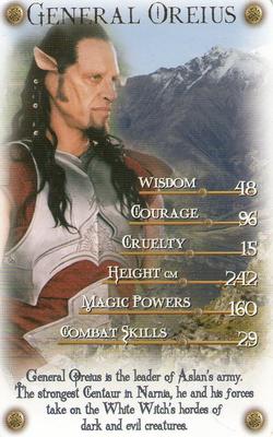 2005 Top Trumps Specials The Chronicles Of Narnia: The Lion, the Witch and the Wardrobe #NNO General Oreius Front
