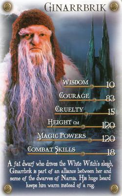 2005 Top Trumps Specials The Chronicles Of Narnia: The Lion, the Witch and the Wardrobe #NNO Ginarrbrik Front