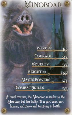 2005 Top Trumps Specials The Chronicles Of Narnia: The Lion, the Witch and the Wardrobe #NNO Minoboar Front