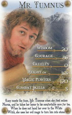 2005 Top Trumps Specials The Chronicles Of Narnia: The Lion, the Witch and the Wardrobe #NNO Mr Tumnus Front