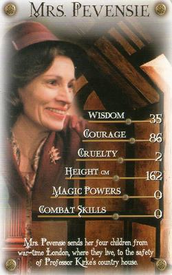 2005 Top Trumps Specials The Chronicles Of Narnia: The Lion, the Witch and the Wardrobe #NNO Mrs Pevensie Front
