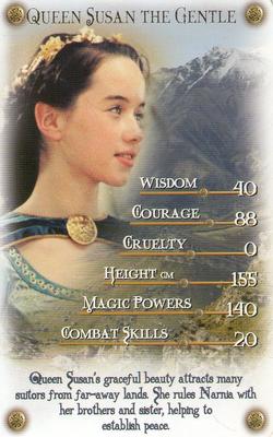 2005 Top Trumps Specials The Chronicles Of Narnia: The Lion, the Witch and the Wardrobe #NNO Queen Susan The Gentle Front