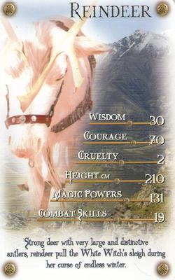 2005 Top Trumps Specials The Chronicles Of Narnia: The Lion, the Witch and the Wardrobe #NNO Reindeer Front