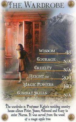 2005 Top Trumps Specials The Chronicles Of Narnia: The Lion, the Witch and the Wardrobe #NNO The Wardrobe Front