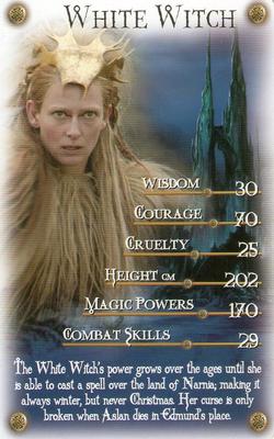 2005 Top Trumps Specials The Chronicles Of Narnia: The Lion, the Witch and the Wardrobe #NNO White Witch Front
