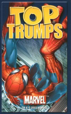 2003 Top Trumps Marvel Comic Heroes #NNO Black Widow Back