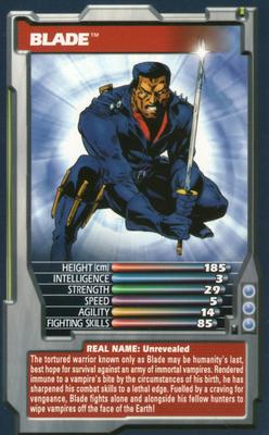 2003 Top Trumps Marvel Comic Heroes #NNO Blade Front