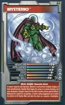 2003 Top Trumps Marvel Comic Heroes #NNO Mysterio Front