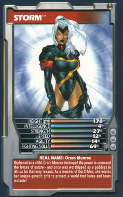 2003 Top Trumps Marvel Comic Heroes #NNO Storm Front