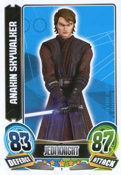 2014 Topps Star Wars Force Attax Series 5 #1 Anakin Skywalker Front