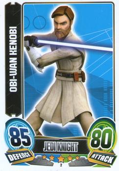 2014 Topps Star Wars Force Attax Series 5 #2 Obi-Wan Kenobi Front