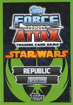 2014 Topps Star Wars Force Attax Series 5 #5 Mace Windu Back
