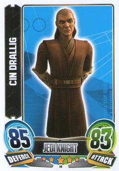 2014 Topps Star Wars Force Attax Series 5 #14 Cin Drallig Front