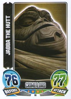 2014 Topps Star Wars Force Attax Series 5 #98 Jabba The Hutt Front