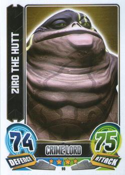 2014 Topps Star Wars Force Attax Series 5 #99 Ziro The Hutt Front