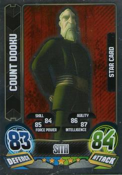 2014 Topps Star Wars Force Attax Series 5 #148 Count Dooku Front