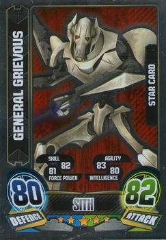 2014 Topps Star Wars Force Attax Series 5 #151 General Grievous Front