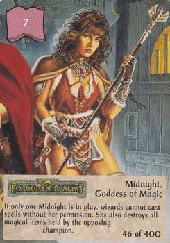 1994 TSR Spellfire Master the Magic #46 Midnight, Goddess of Magic Front