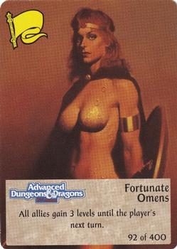 1994 TSR Spellfire Master the Magic #92 Fortunate Omens Front