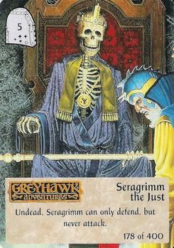 1994 TSR Spellfire Master the Magic #178 Seragrimm the Just Front