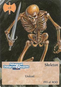 1994 TSR Spellfire Master the Magic #193 Skeleton Front
