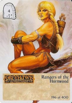 1994 TSR Spellfire Master the Magic #196 Rangers of Hornwood Front
