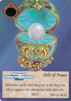 1994 TSR Spellfire Master the Magic #310 Orb of Power Front