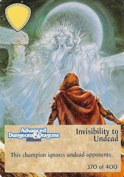 1994 TSR Spellfire Master the Magic #370 Invisibility to Undead Front