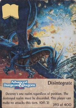 1994 TSR Spellfire Master the Magic #393 Disintegrate Front