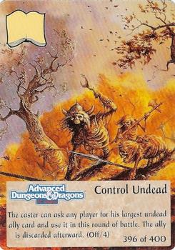 1994 TSR Spellfire Master the Magic #396 Control Undead Front